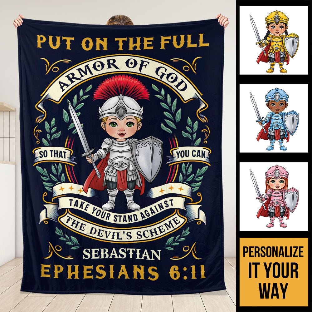 Take Your Stand Against The Devil's Scheme Blanket - Personalized Blanket