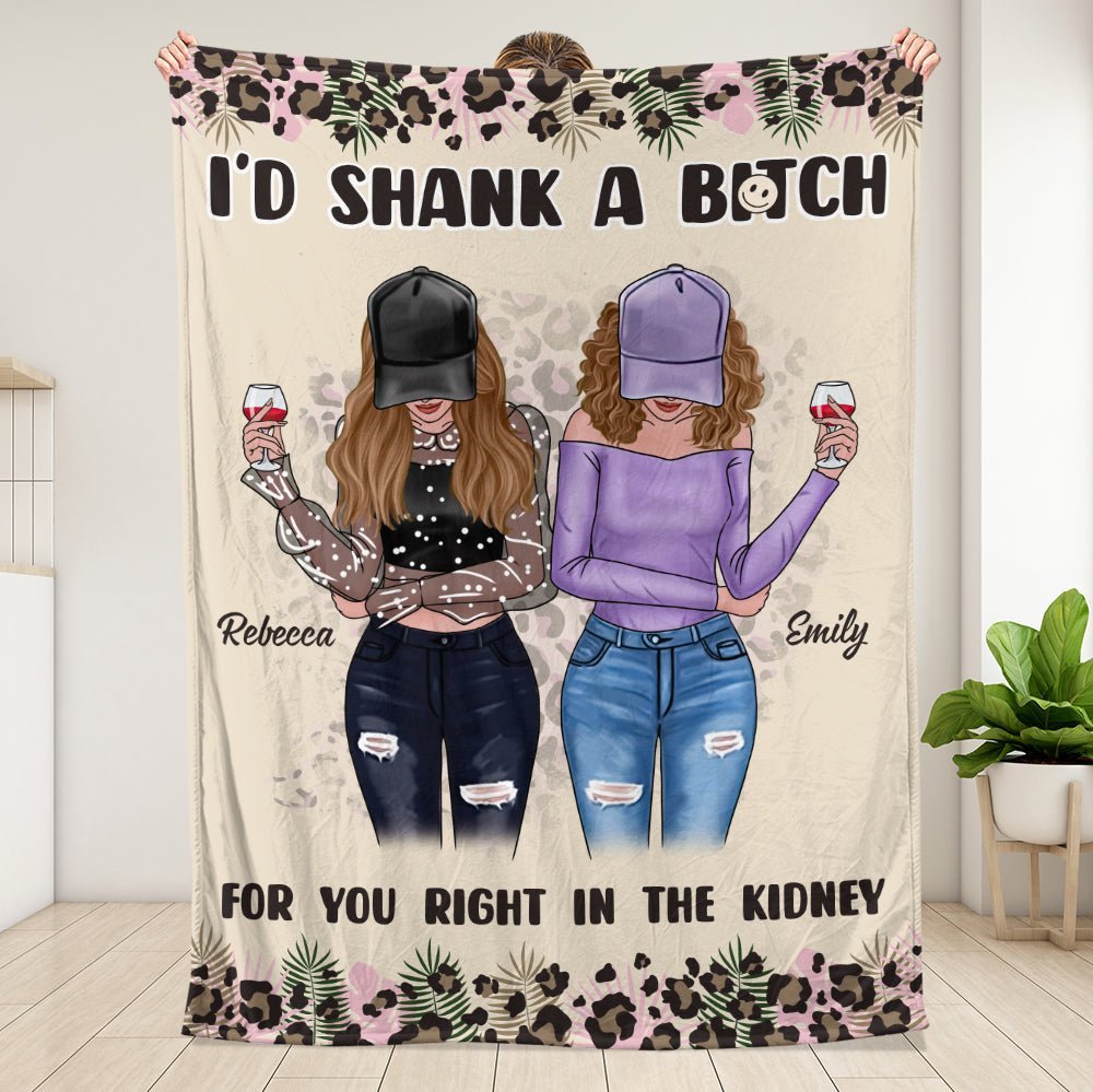 Thanks For Being My BFF Blanket - Personalized Blanket - Giftago