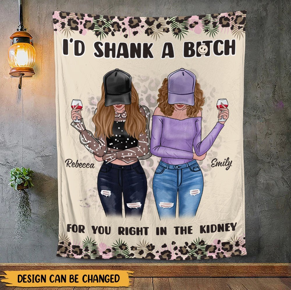 Thanks For Being My BFF Blanket - Personalized Blanket - Giftago