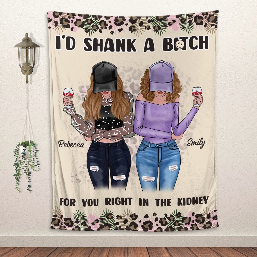 Thanks For Being My BFF Blanket - Personalized Blanket - Giftago