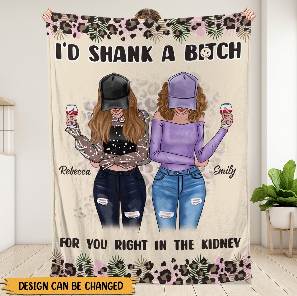 Thanks For Being My BFF Blanket - Personalized Blanket - Giftago