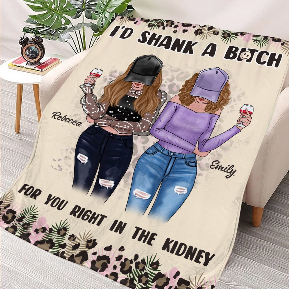 Thanks For Being My BFF Blanket - Personalized Blanket - Giftago