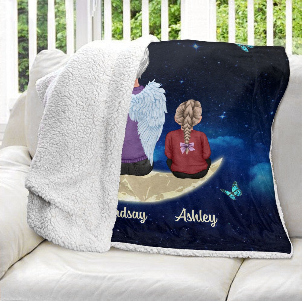 The Sky Looks Different When Someone You Love Up There Blanket - Personalized Blanket