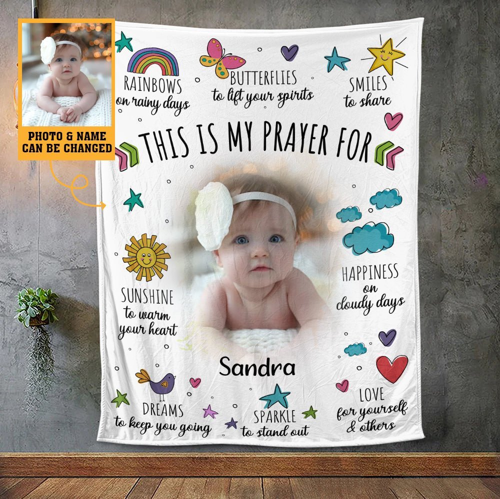 This Is My Prayer For - Personalized Blanket - Giftago
