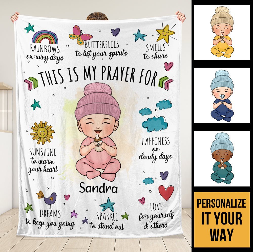 This Is My Prayer For - Personalized Blanket - Giftago