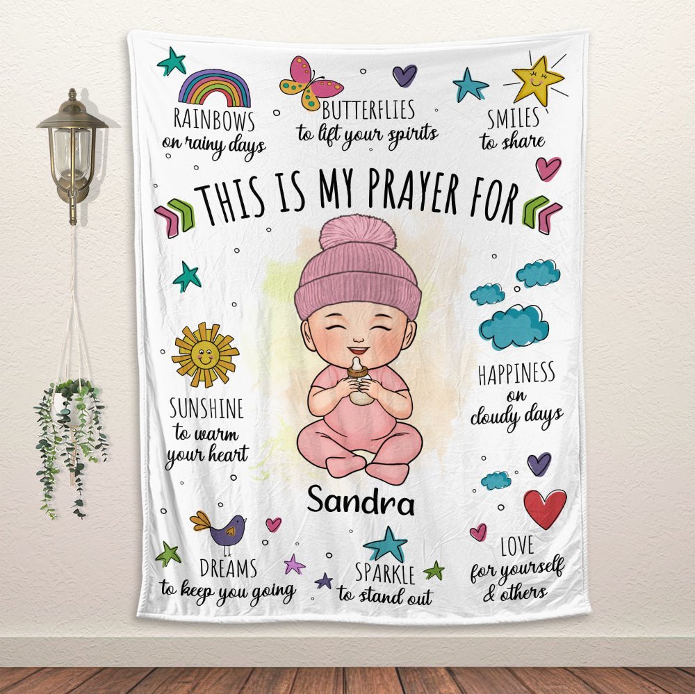 This Is My Prayer For - Personalized Blanket - Giftago