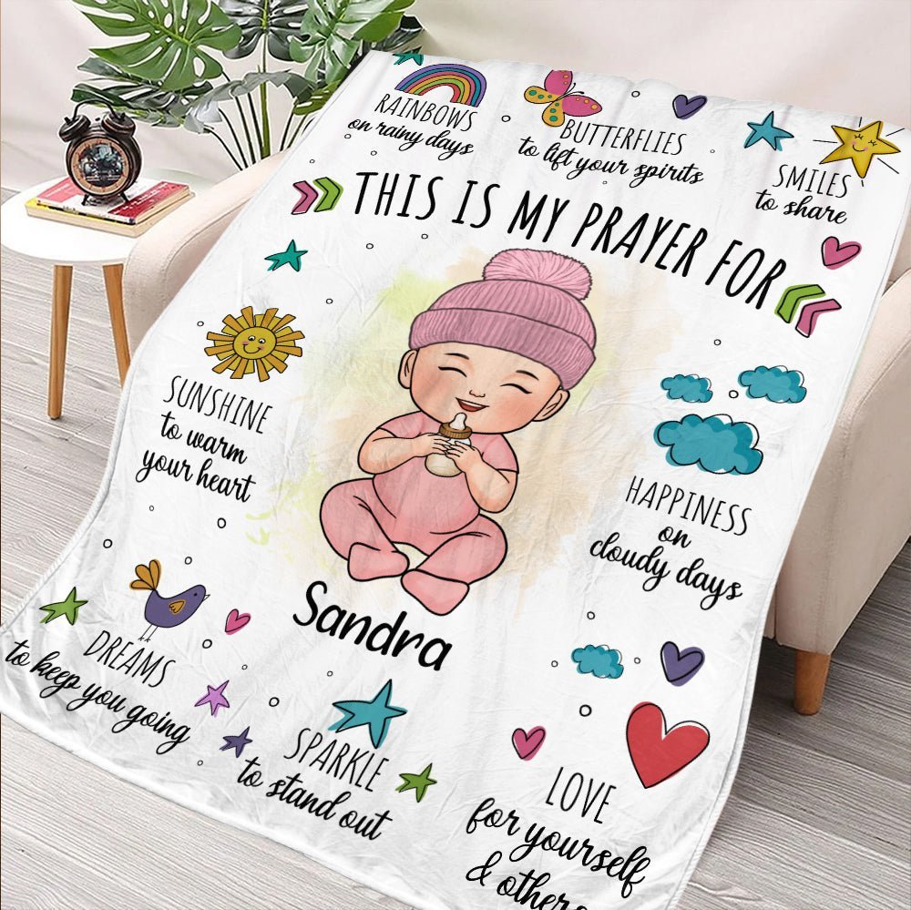 This Is My Prayer For - Personalized Blanket - Giftago