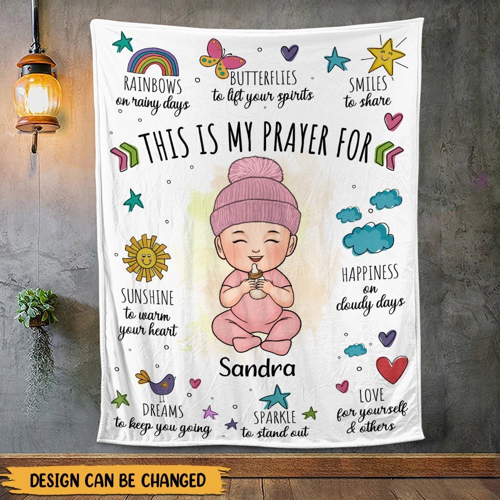 This Is My Prayer For - Personalized Blanket - Giftago