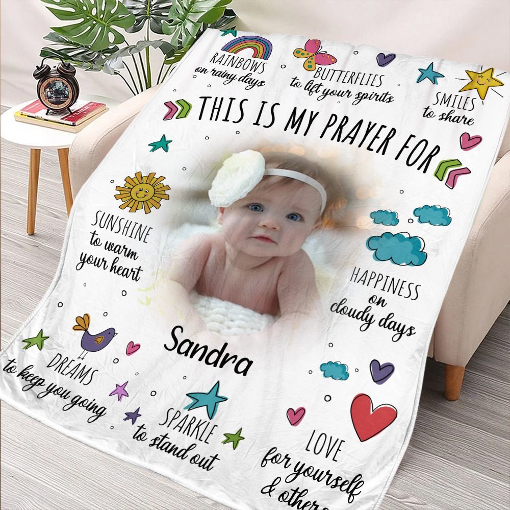 This Is My Prayer For - Personalized Blanket - Giftago
