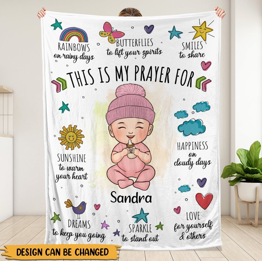 This Is My Prayer For - Personalized Blanket - Giftago