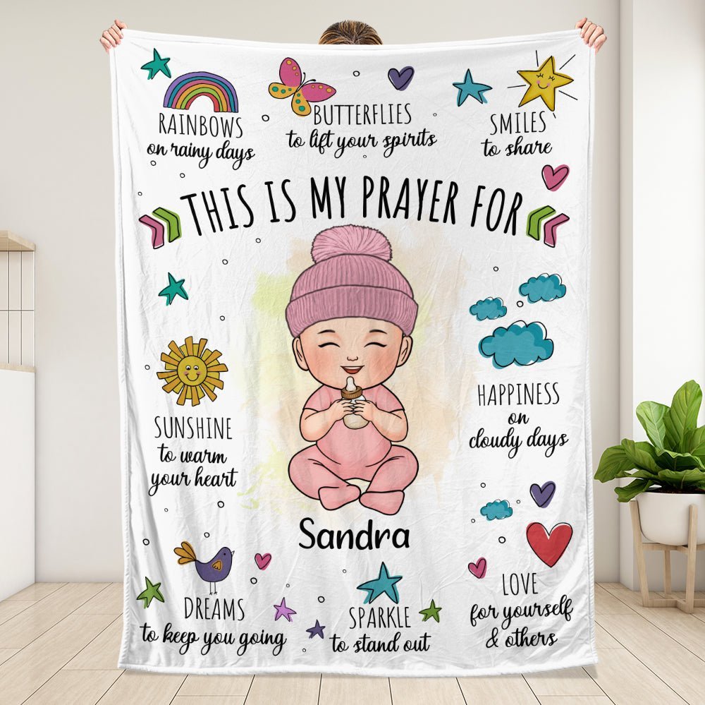 This Is My Prayer For - Personalized Blanket - Giftago