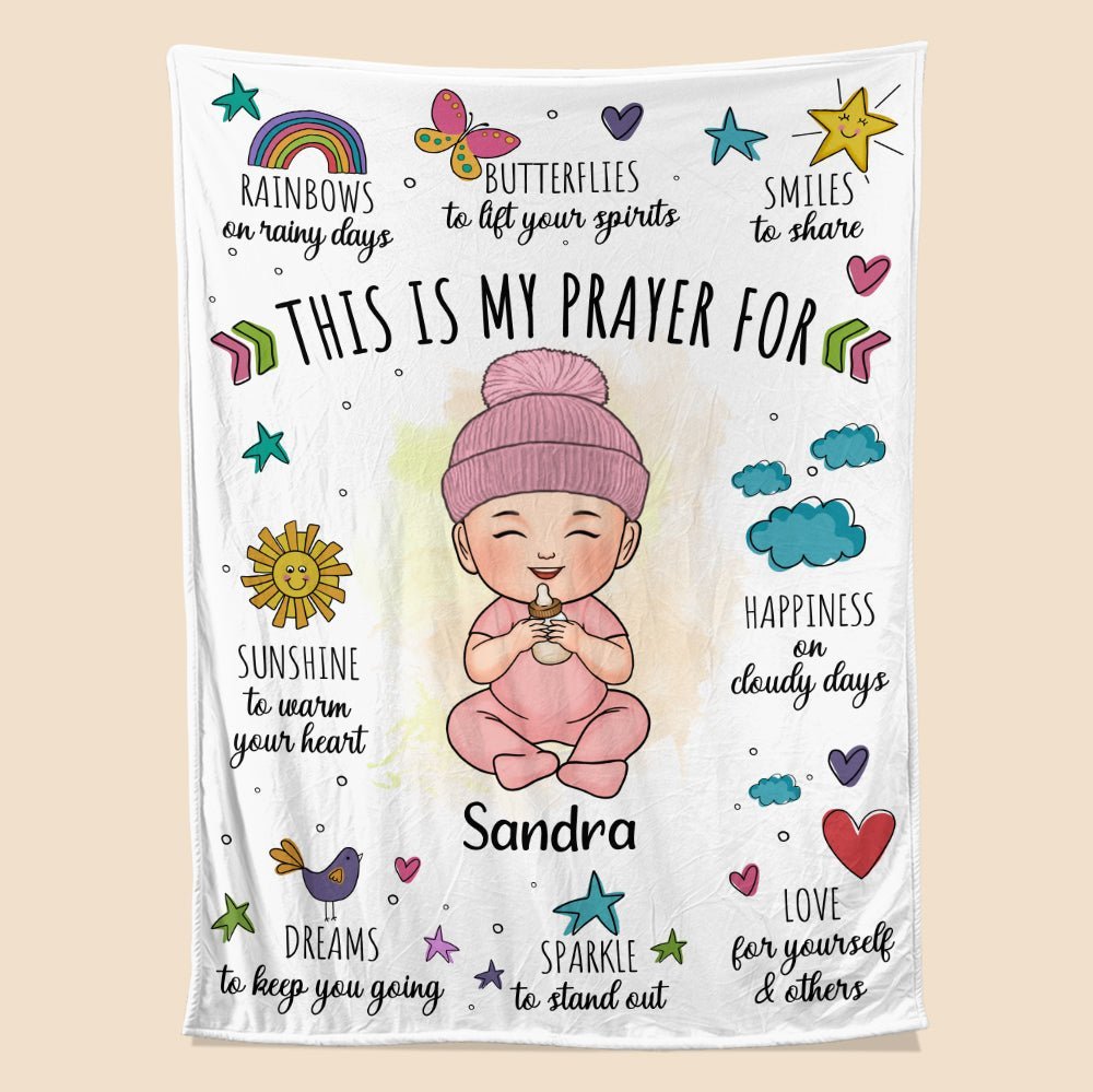 This Is My Prayer For - Personalized Blanket - Giftago