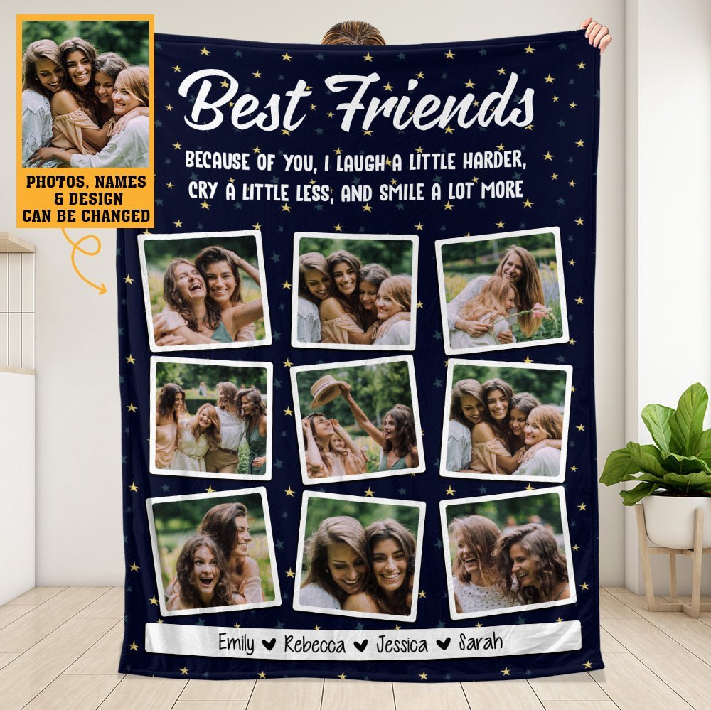 This Is Us, We Are Best Friends - Personalized Blanket - Giftago