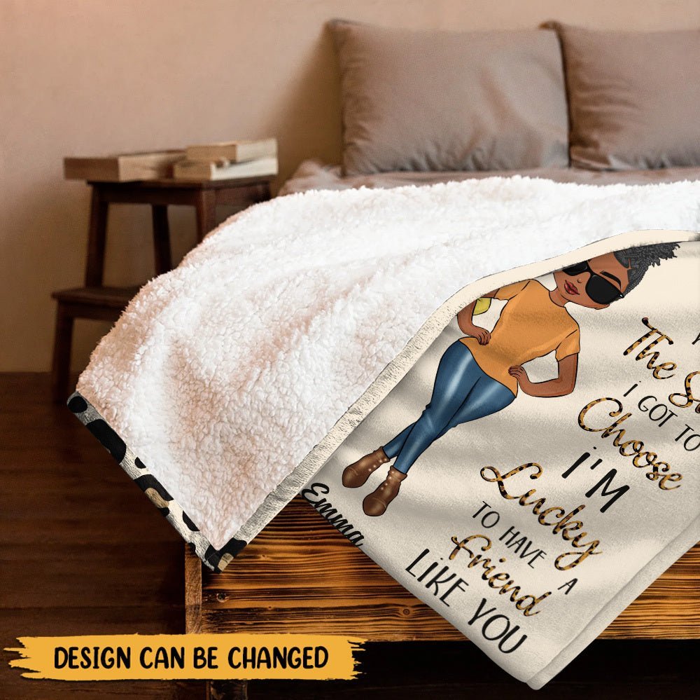 To My Bestie/ To My Sister - Personalized Blanket - Best Gift For Sister/Bestie - Giftago