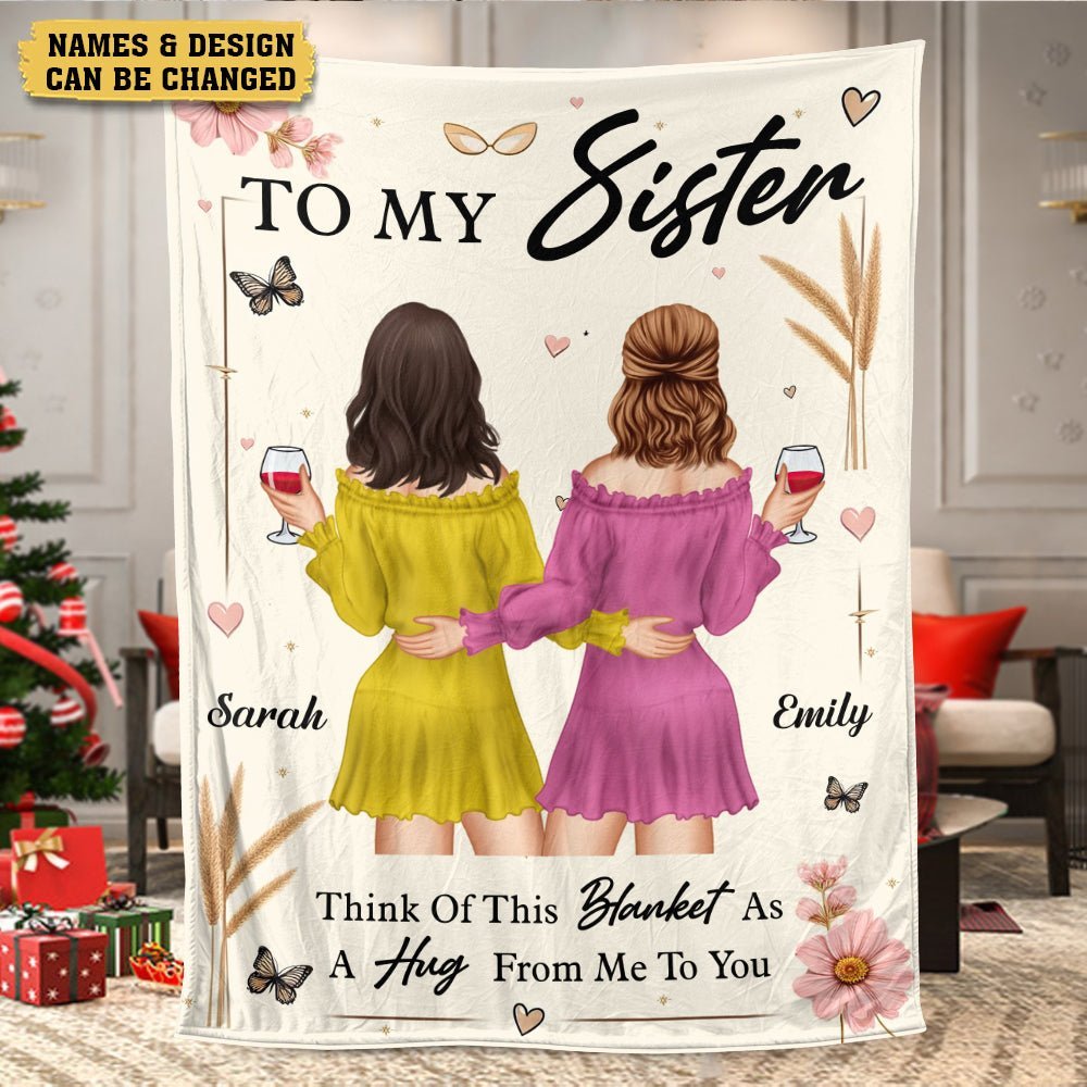 To My Besties/To My Sisters - Personalized Blanket - Best Gift For Birthday - Giftago