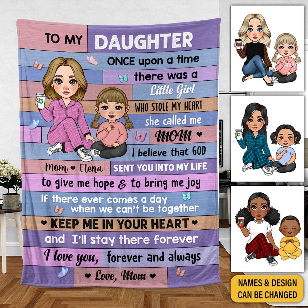 To My Daughter (For Kid) - Personalized Blanket - Meaningful Gift For Birthday - Giftago