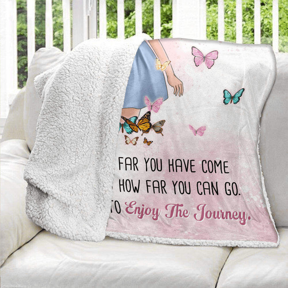To My Daughter/ Granddaughter/ Bestie Graduation - Personalized Blanket - Giftago