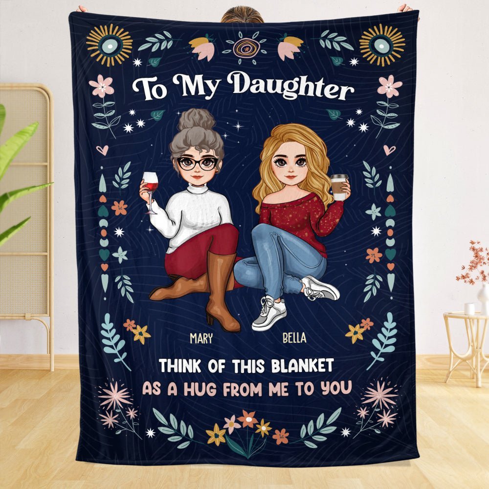 To My Daughter/Grandaughter - Personalized Blanket - Best Gift For Daughter, Granddaughter - Giftago