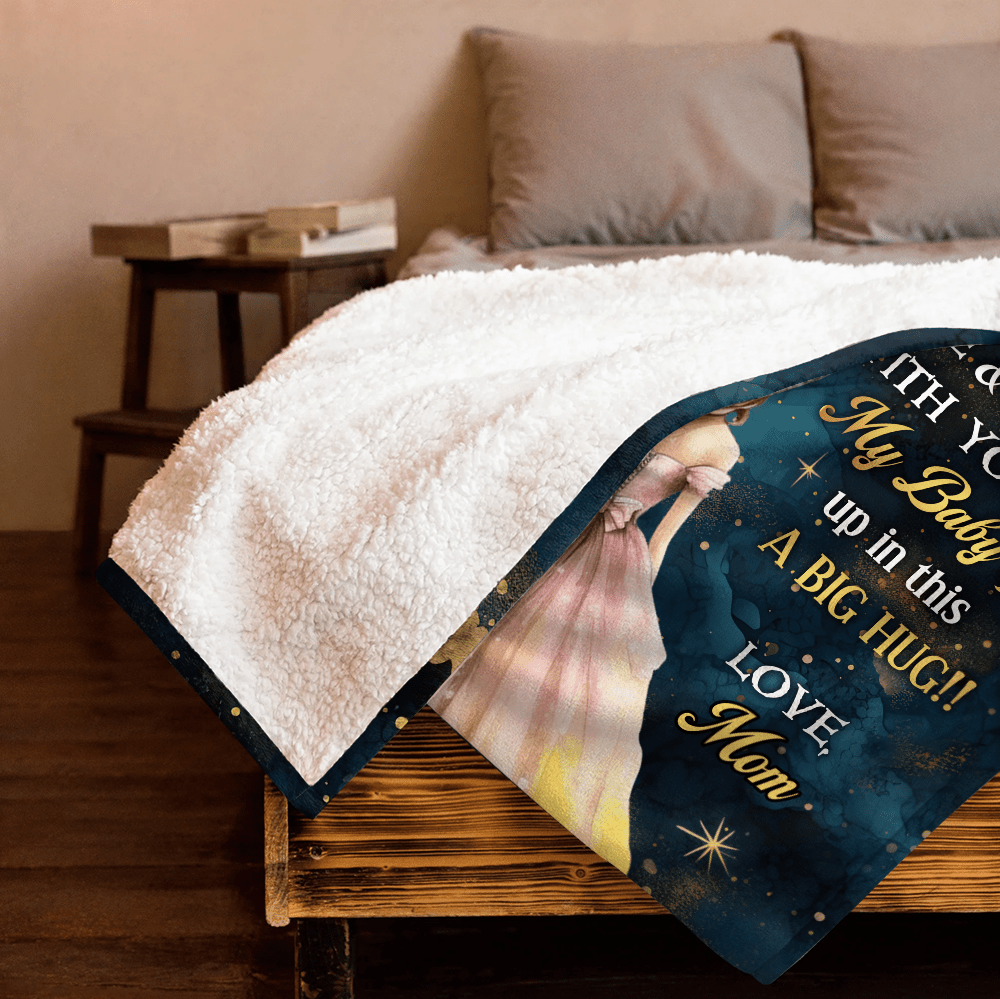 To My Daughter Princess Blanket - Personalized Blanket - Giftago