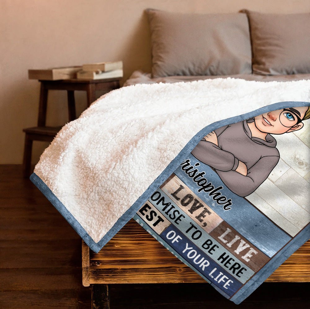 To My Daughter, Son Never Forget That I Love You Every Day - Personalized Blanket - Giftago