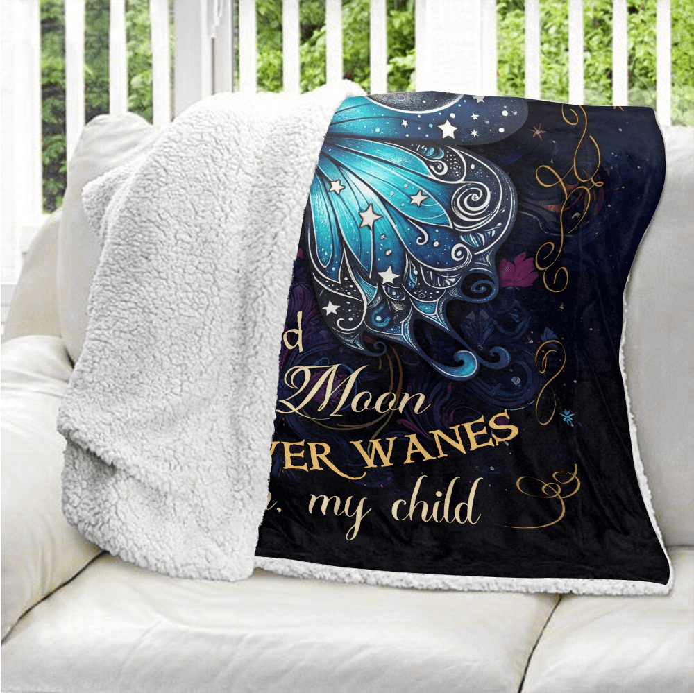 To My Daughter You Are The Sun Butterfly - Personalized Blanket - Giftago