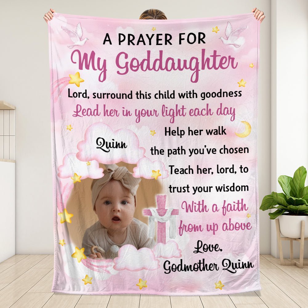 To My Godson Goddaughter Blanket - Personalized Blanket - Giftago