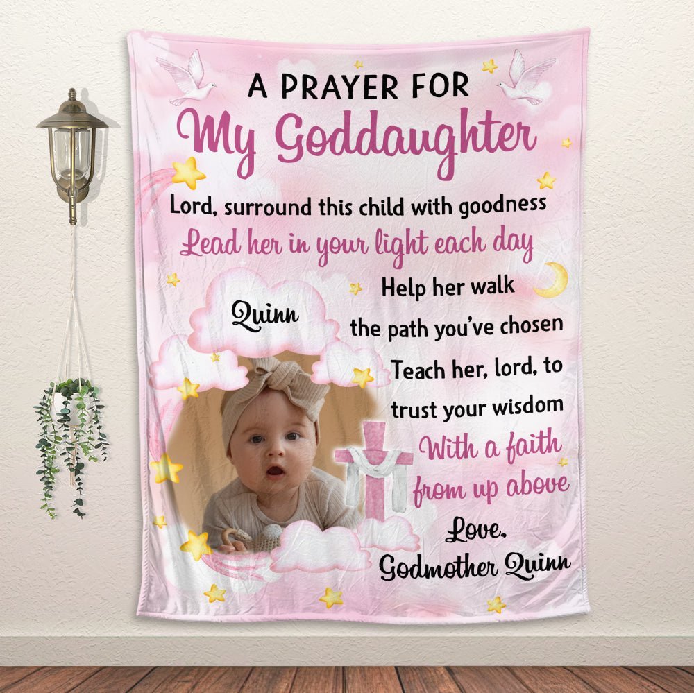 To My Godson Goddaughter Blanket - Personalized Blanket - Giftago