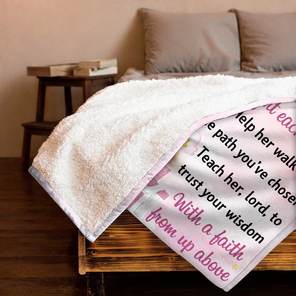 To My Godson Goddaughter Blanket - Personalized Blanket - Giftago