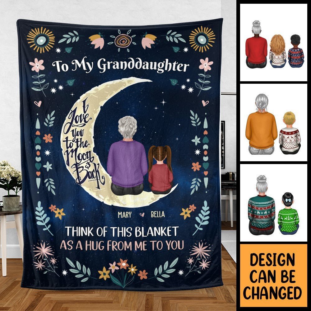 To My Grandchildren - Personalized Blanket - Best Gift For Grandchild This Christmas - Giftago