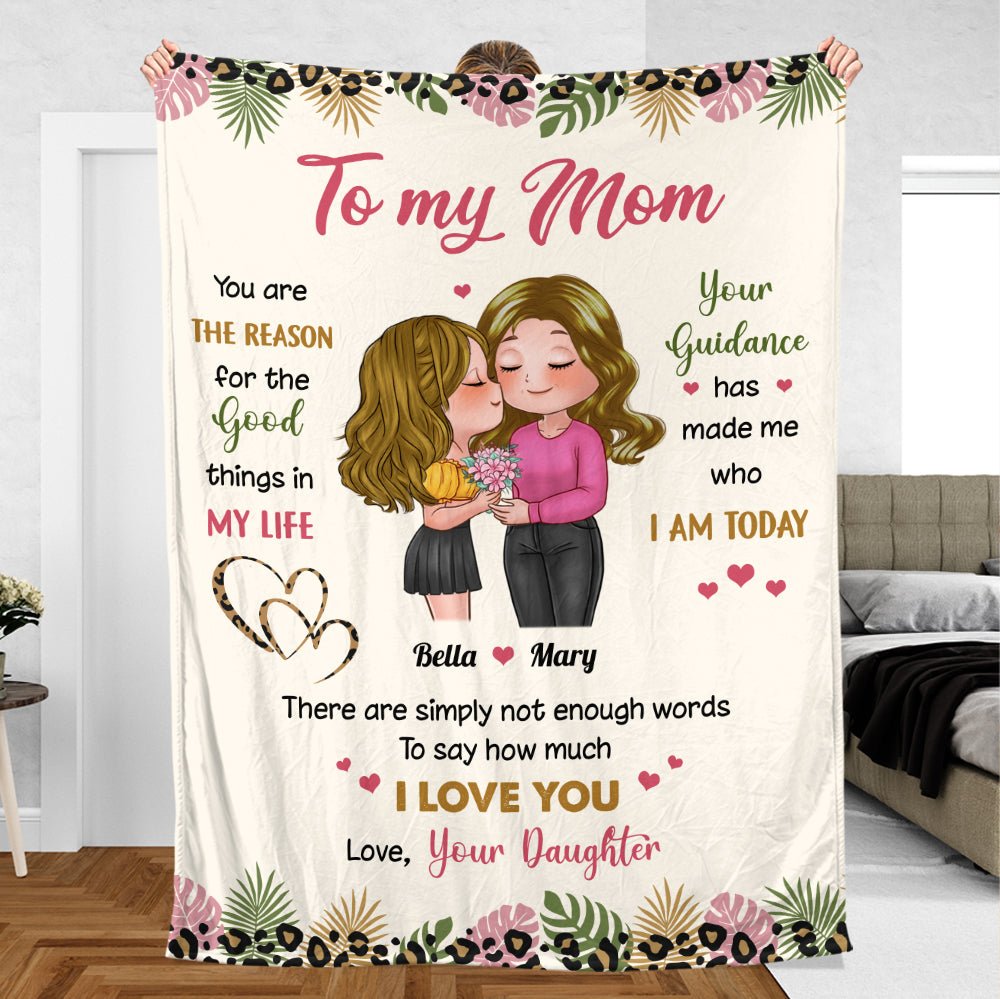 To My Mom I Love You - Personalized Blanket - Best Gift For Mom, For Birthday - Giftago