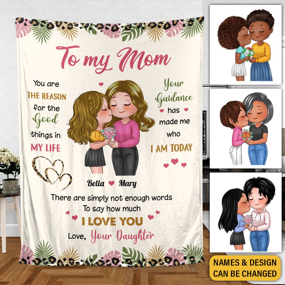 To My Mom I Love You - Personalized Blanket - Best Gift For Mom, For Birthday - Giftago