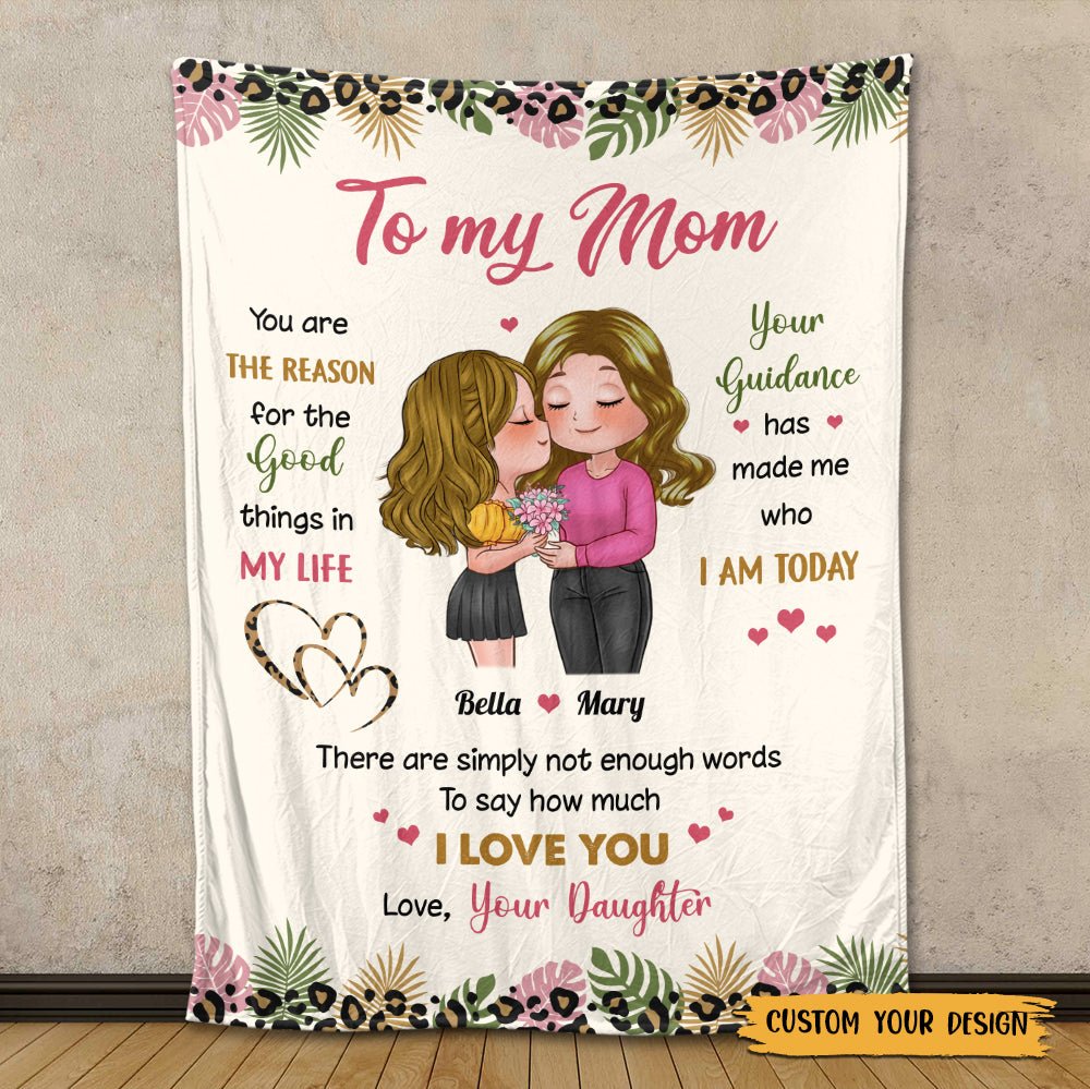 To My Mom I Love You - Personalized Blanket - Best Gift For Mom, For Birthday - Giftago