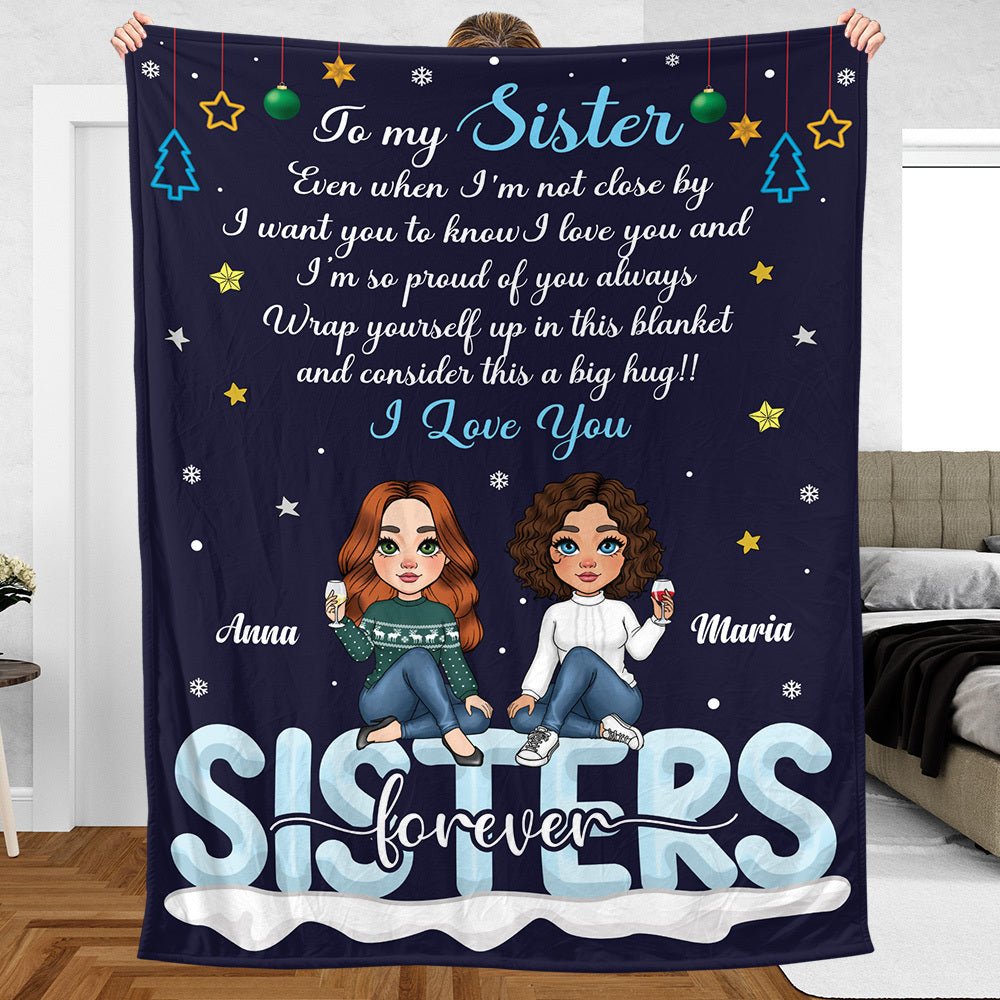 To My Sister - Personalized Blanket - Best Gift For Sister, For Christmas - Giftago