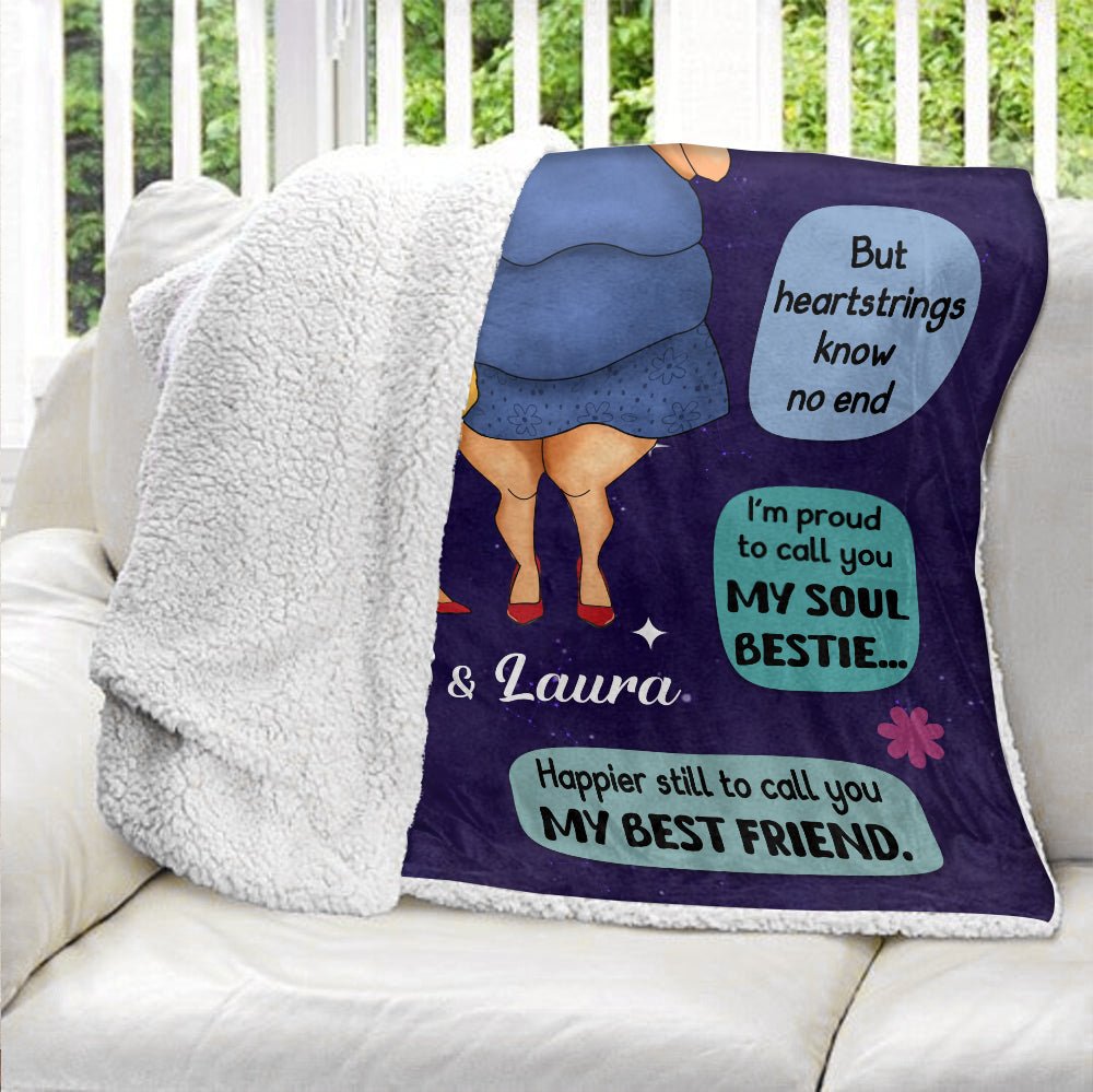 To My Soul Bestie Blanket - Personalized Blanket - Giftago
