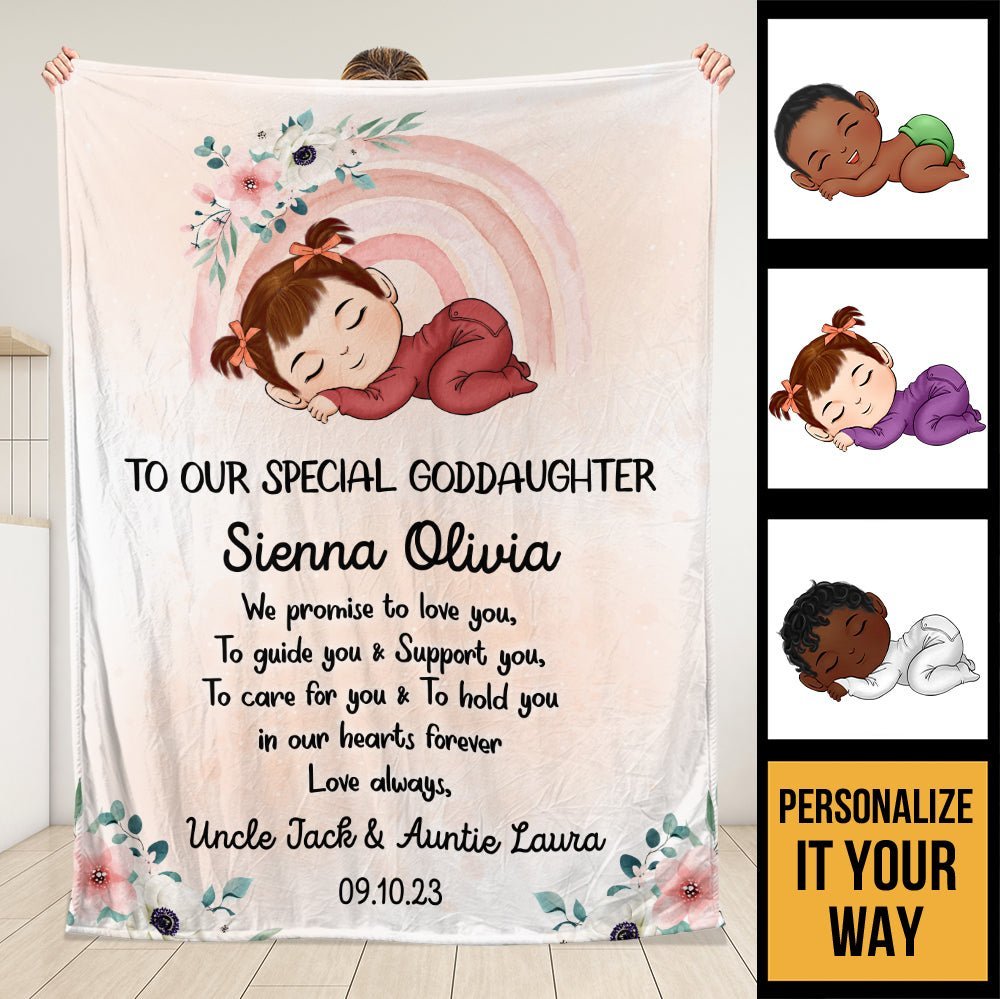 To Our Special Goddaughter - Personalized Blanket - Giftago