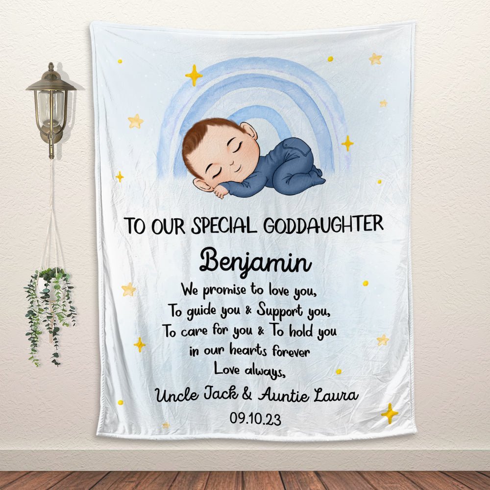 To Our Special Goddaughter - Personalized Blanket - Giftago