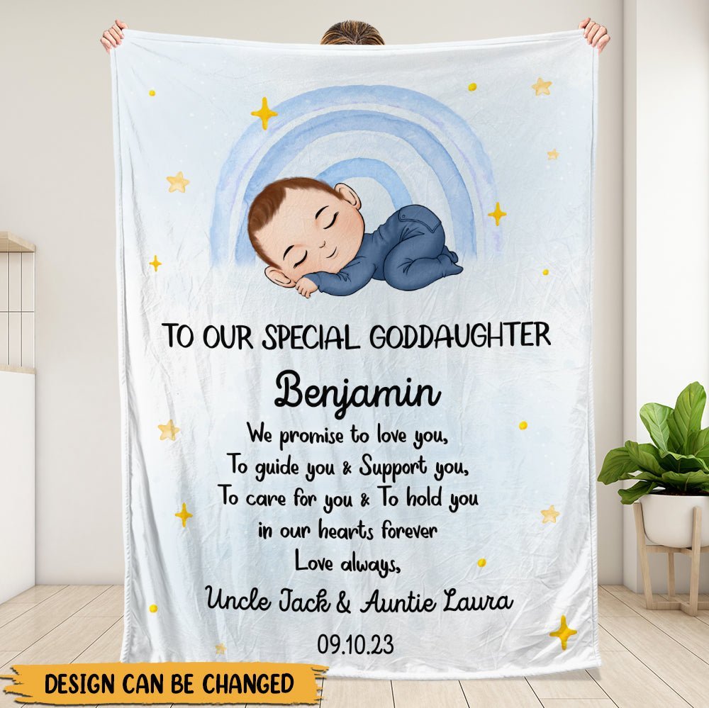 To Our Special Goddaughter - Personalized Blanket - Giftago