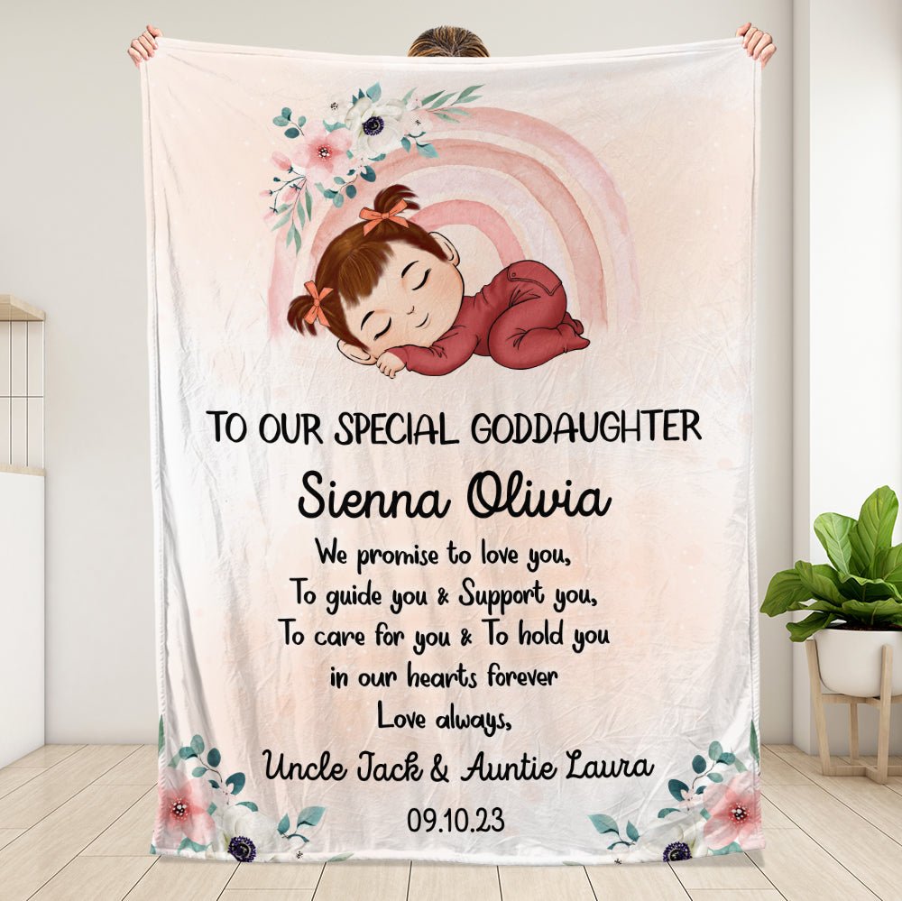 To Our Special Goddaughter - Personalized Blanket - Giftago