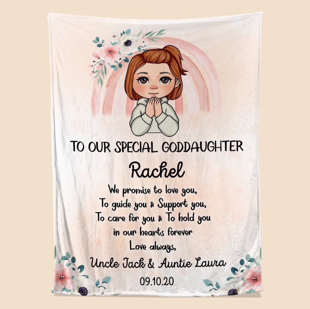 To Our Special Goddaughter - Personalized Blanket - Giftago