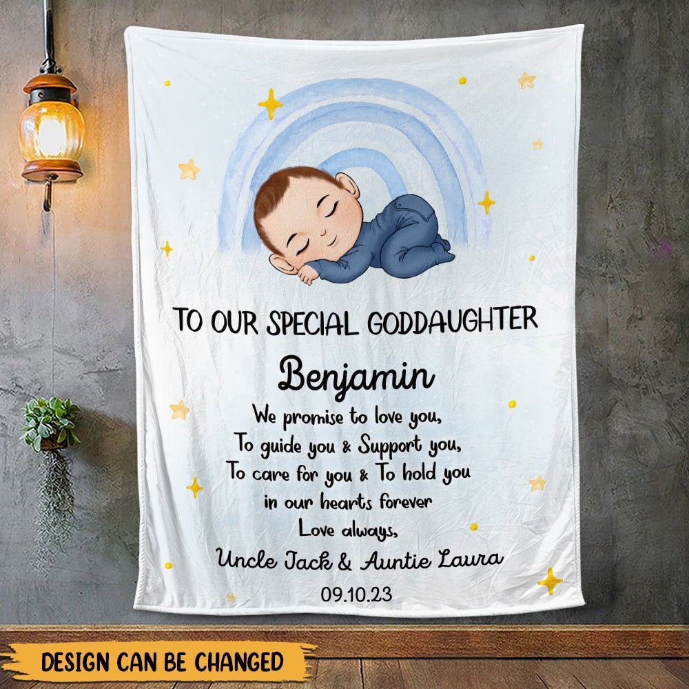 To Our Special Goddaughter - Personalized Blanket - Giftago