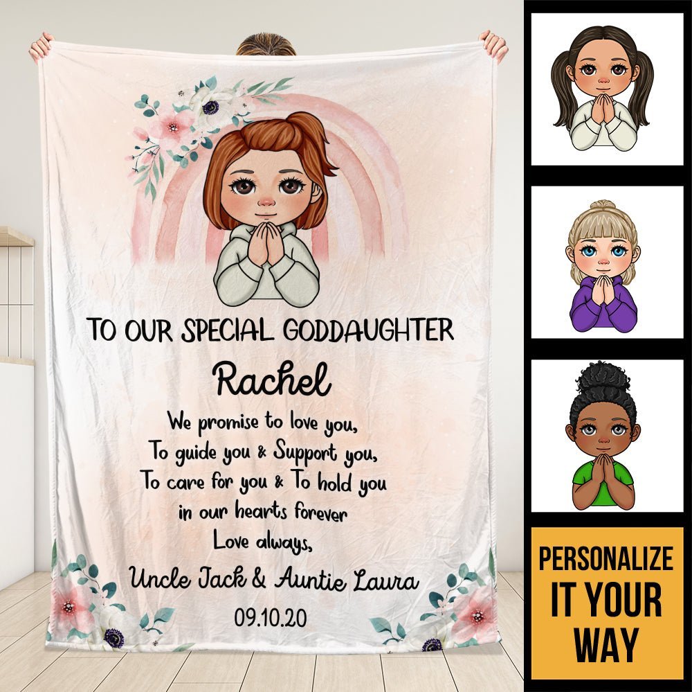 To Our Special Goddaughter - Personalized Blanket - Giftago