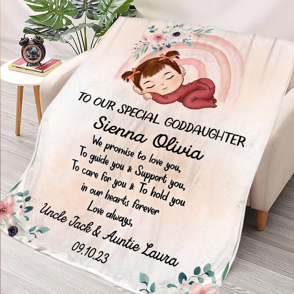 To Our Special Goddaughter - Personalized Blanket - Giftago