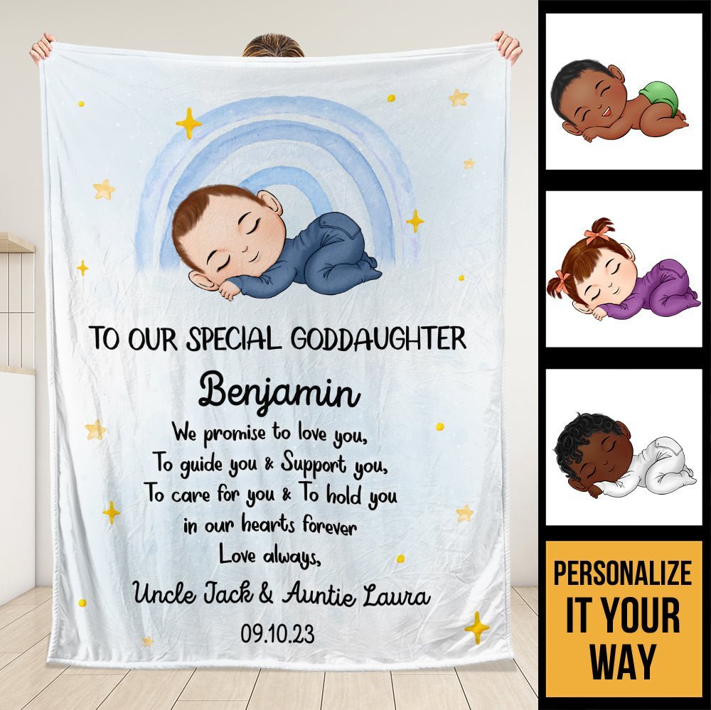 To Our Special Goddaughter - Personalized Blanket - Giftago