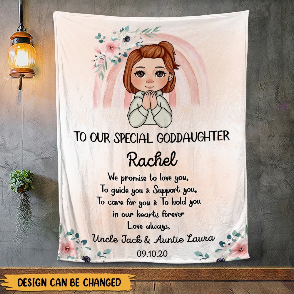 To Our Special Goddaughter - Personalized Blanket - Giftago