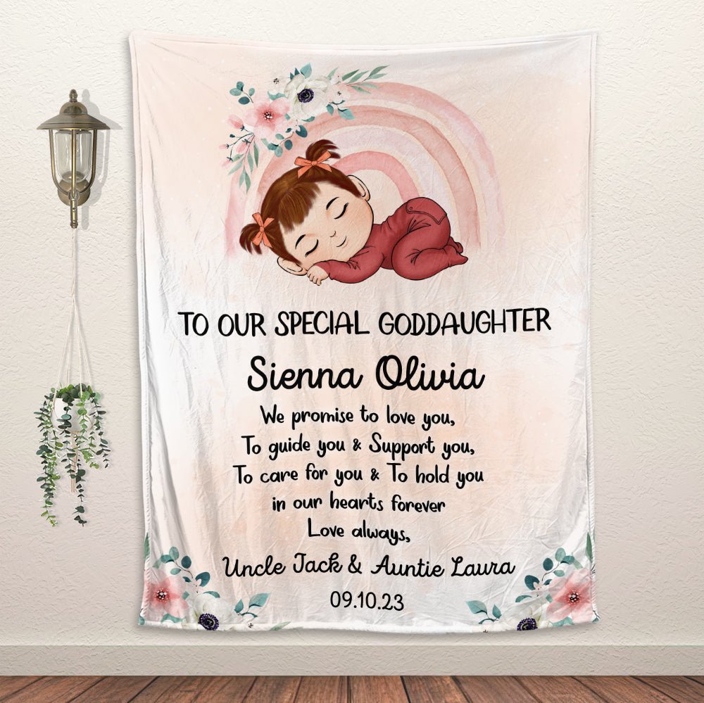 To Our Special Goddaughter - Personalized Blanket - Giftago