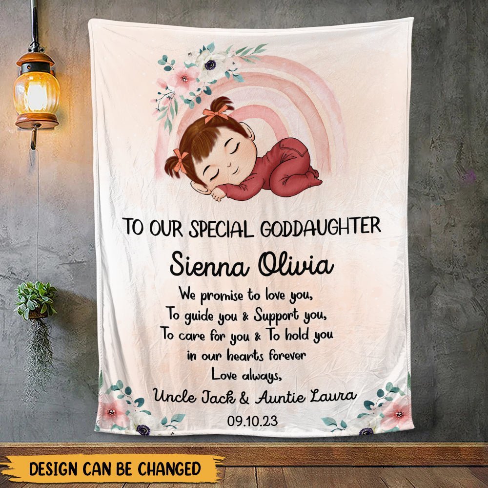 To Our Special Goddaughter - Personalized Blanket - Giftago