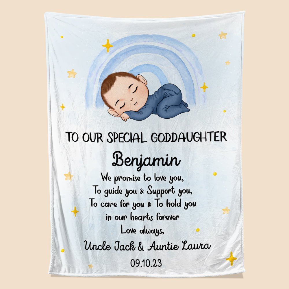 To Our Special Goddaughter - Personalized Blanket - Giftago