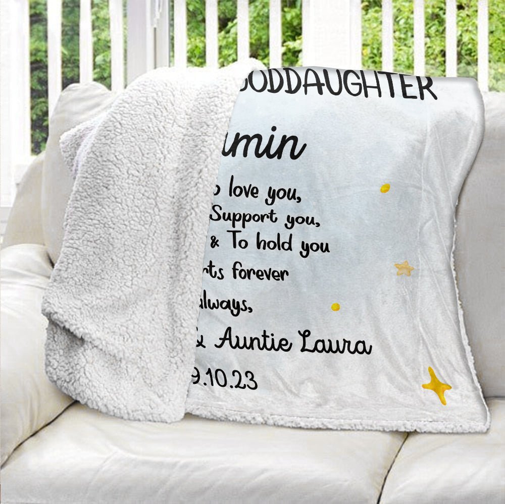 To Our Special Goddaughter - Personalized Blanket - Giftago