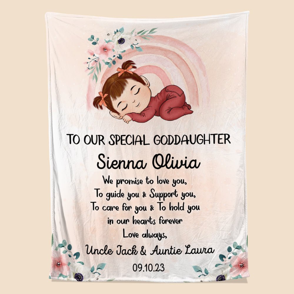 To Our Special Goddaughter - Personalized Blanket - Giftago