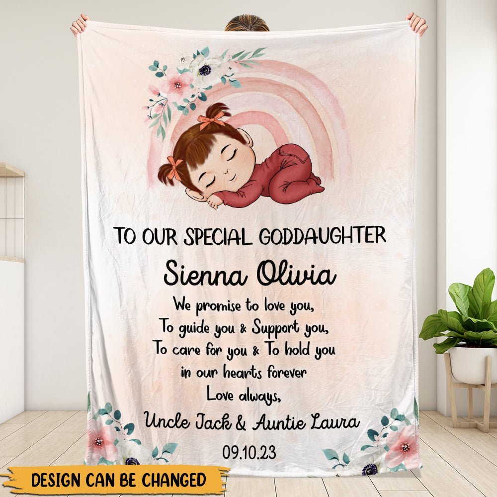To Our Special Goddaughter - Personalized Blanket - Giftago